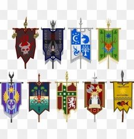 Family crest coat of arms Banners